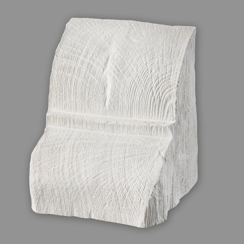 Konsole 12 x 12 cm für Deckenbalken Holzimitat weiß