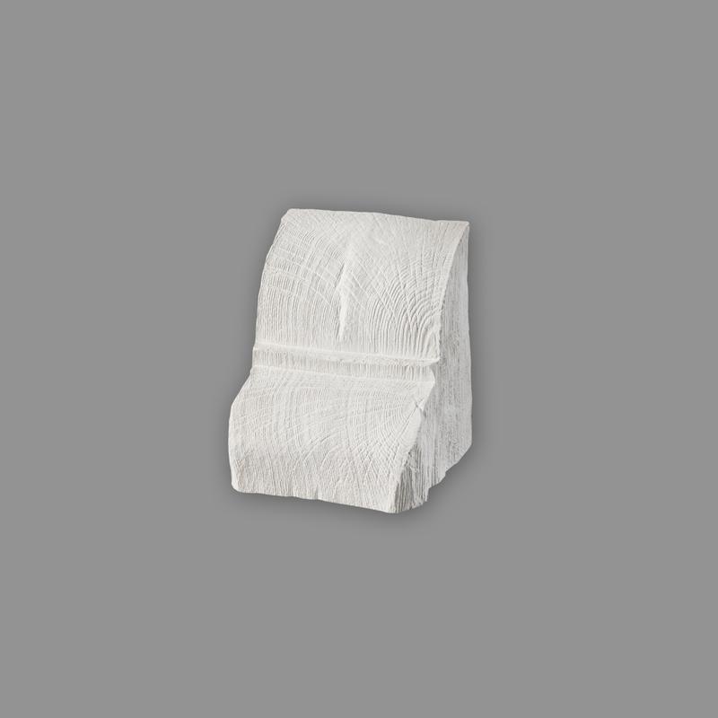 Konsole 9 x 6 cm für Deckenbalken Holzimitat weiß