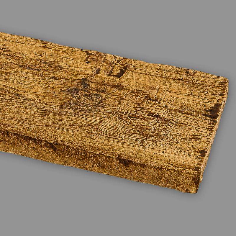 Wandbrett Holzimitat Eiche hellbraun, 130 x 30 mm, Länge 260 cm